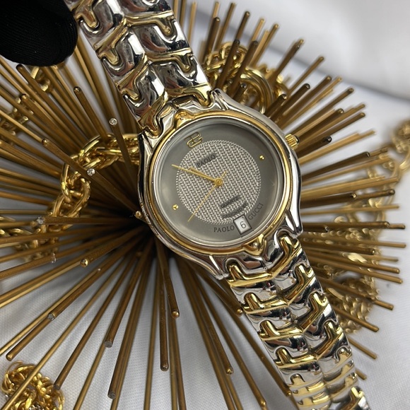 Paola Gucci two tone watch unisex, preloved new working battery - Picture 12 of 12